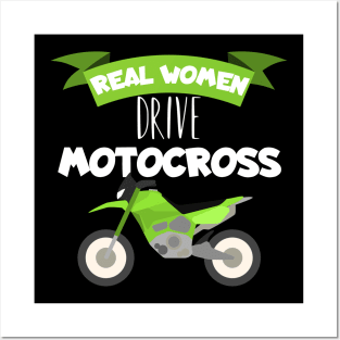 Motocross real women Posters and Art